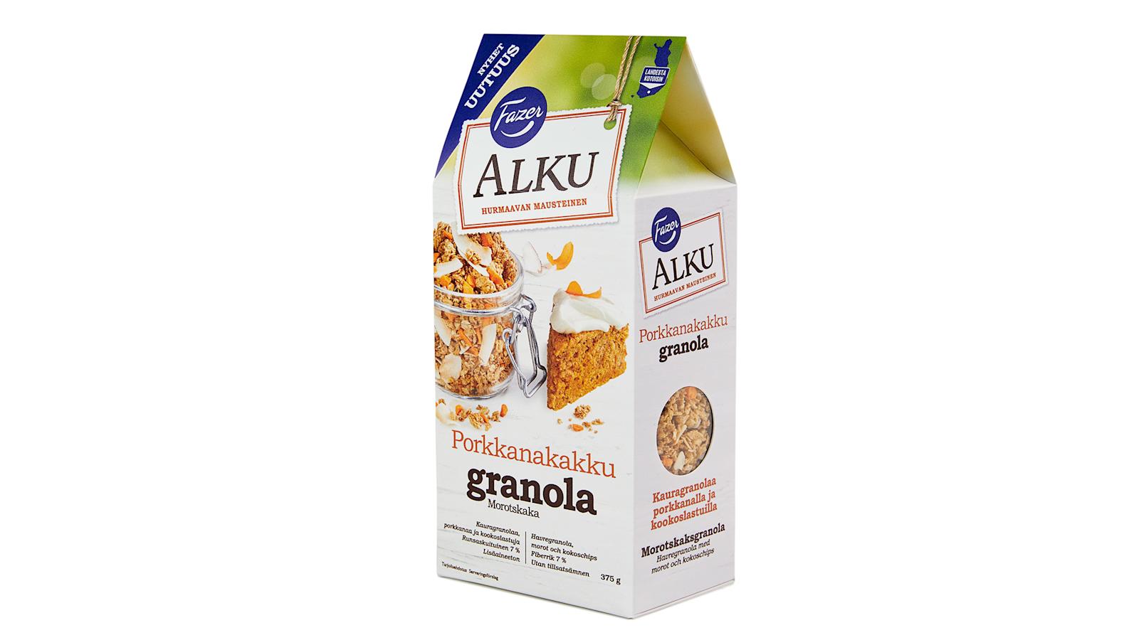 Fazer Alku Porkkanakakkugranola