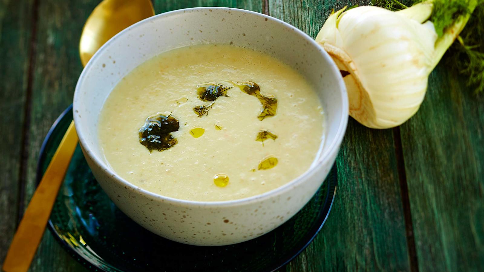 Juustoinen fenkolikeitto