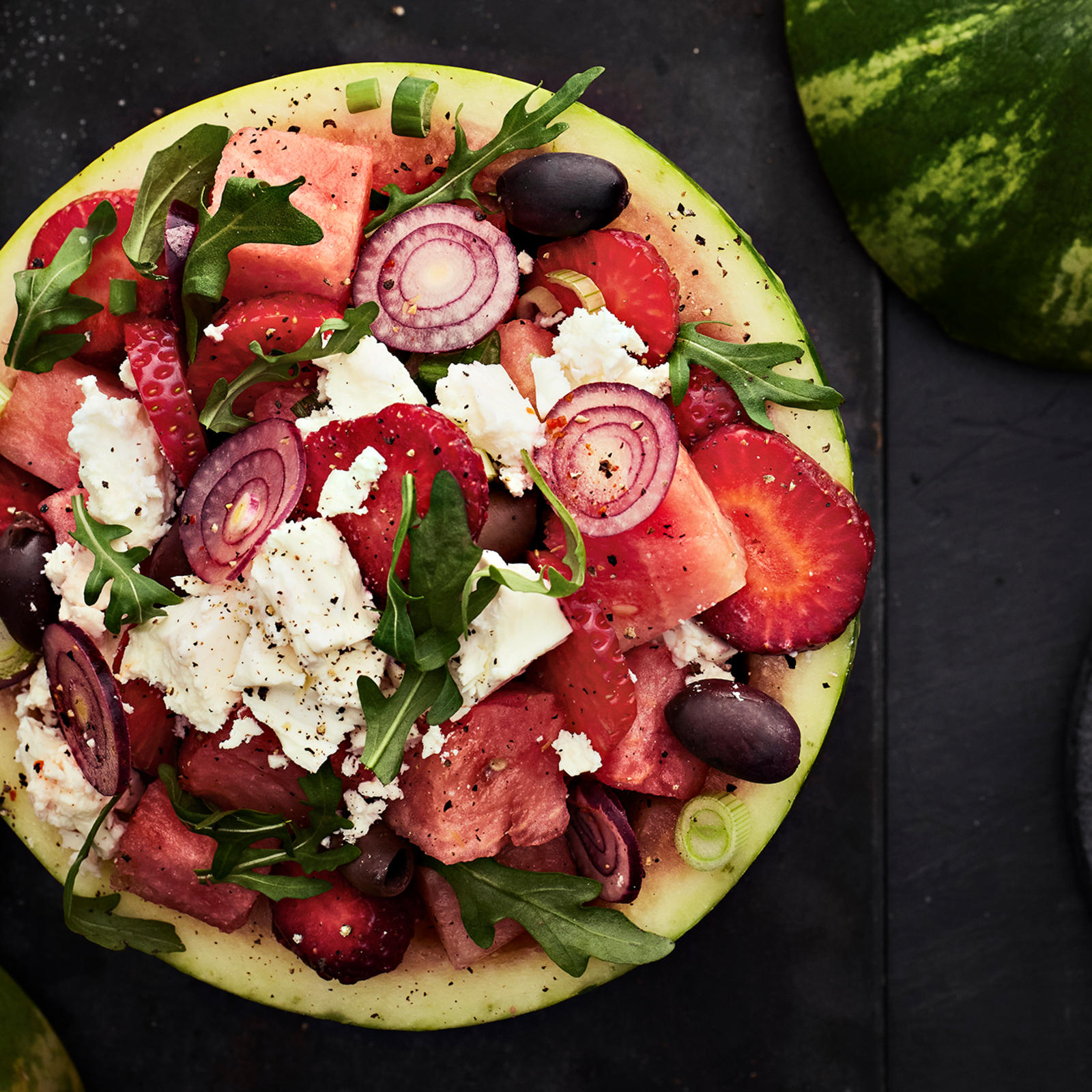 vesimelonimansikkasalaatti