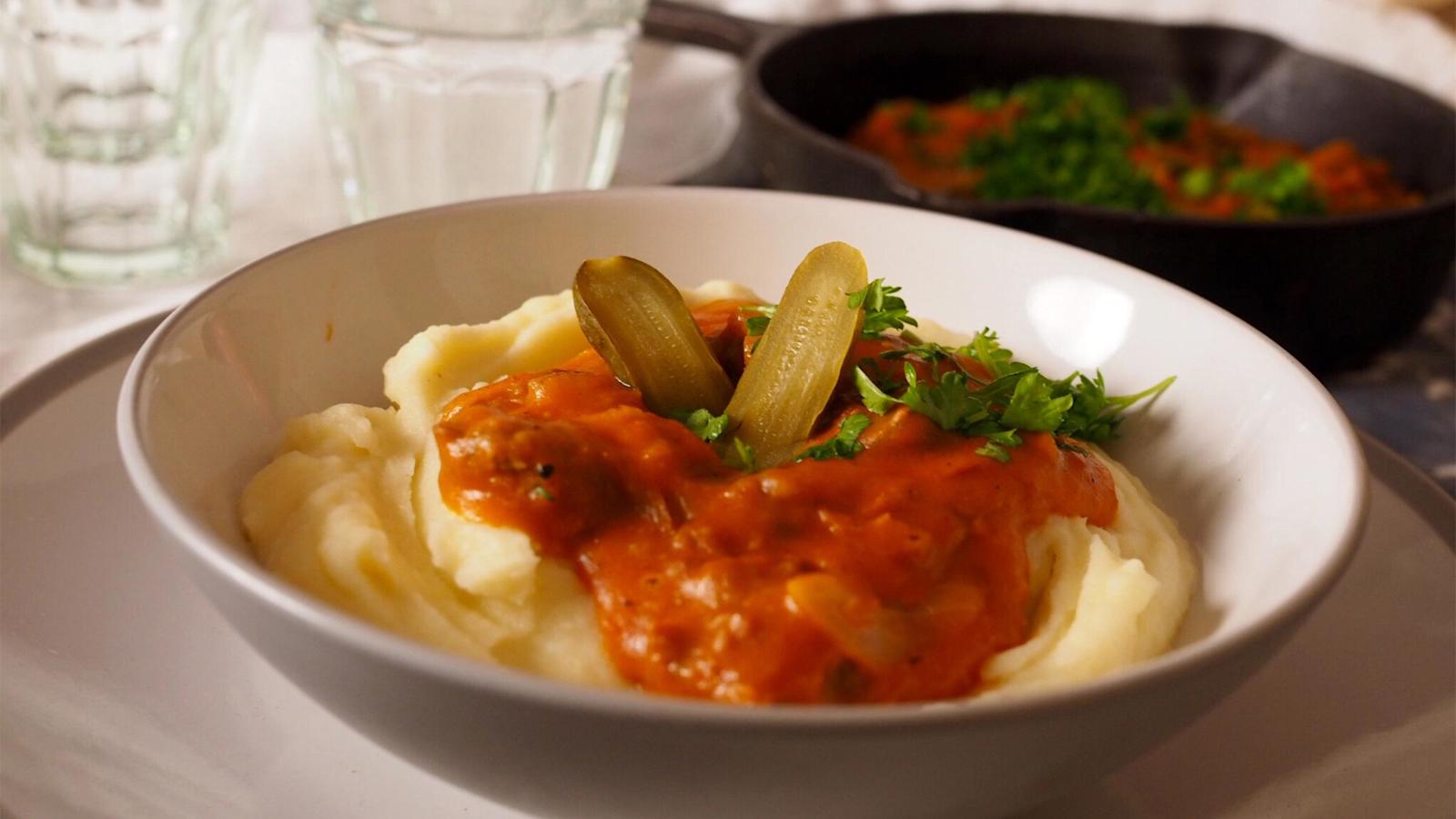 Stroganoff nyhtökaurasta