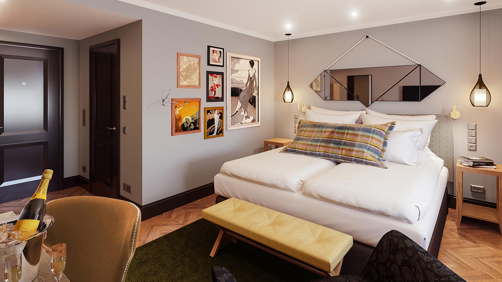 Uudistuneessa hotellissa pääsee nauttimaan 20-luvun tunnelmasta.