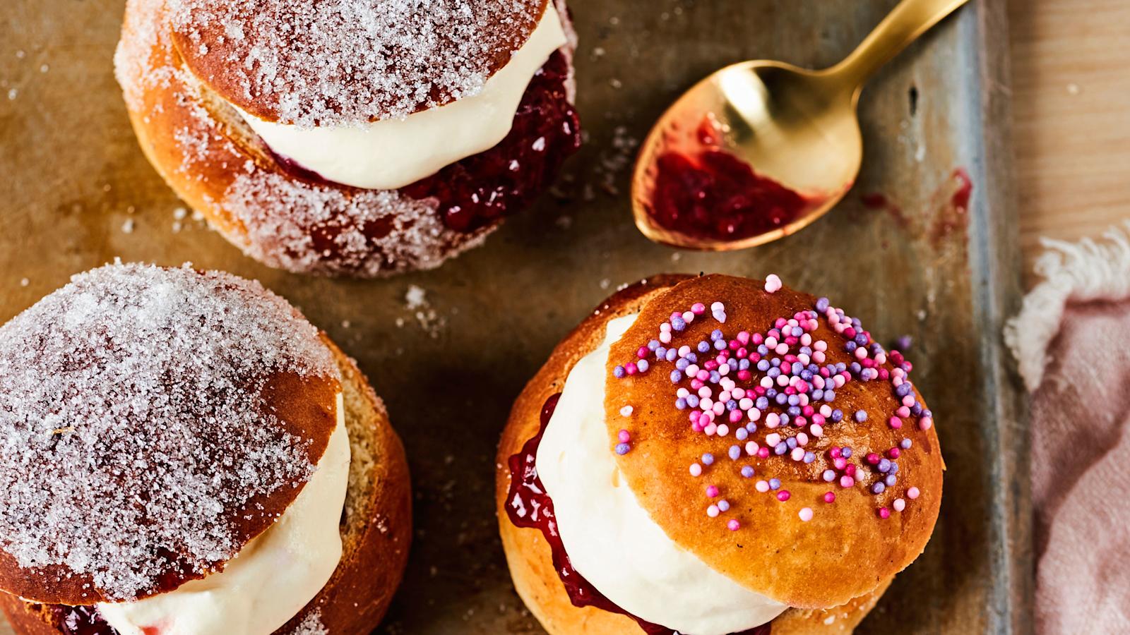 Perinteinen laskiaispulla uudella twistillä