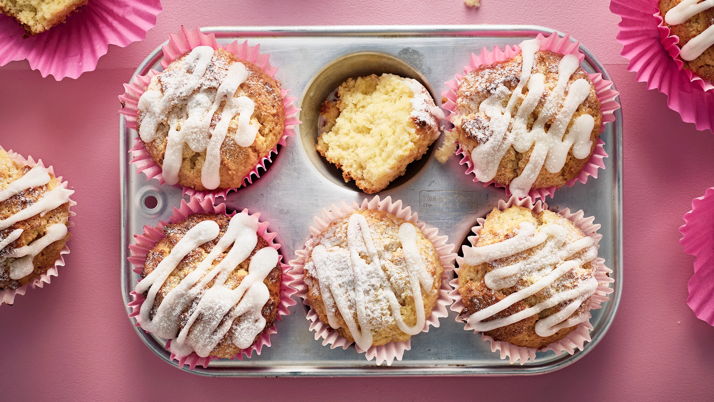 Kuohkeat sitruunamuffinit