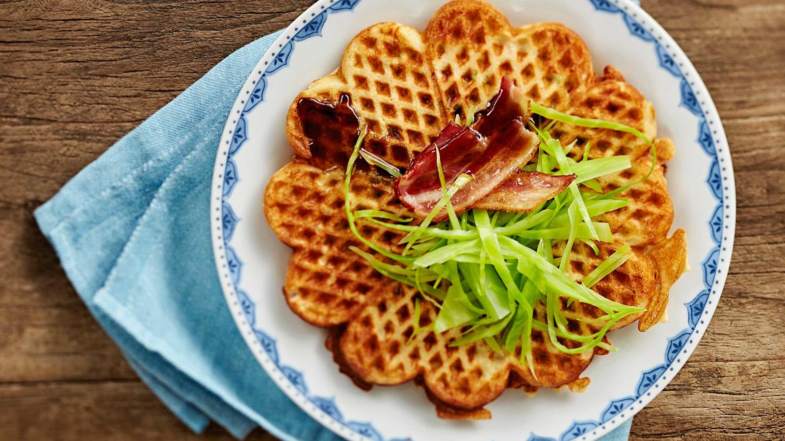 Kaali-pekonivohvelit