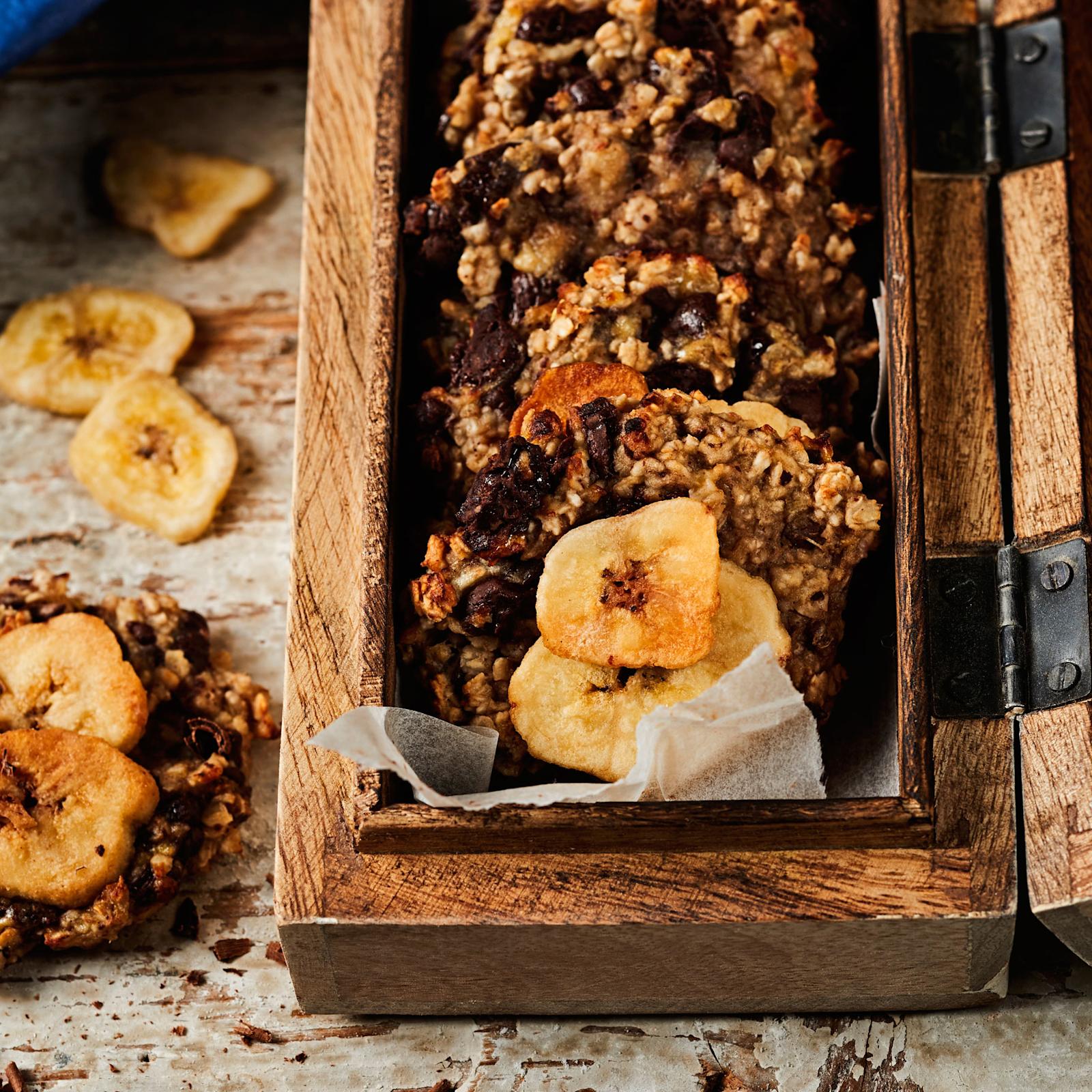 Kolmen aineksen kaurakeksit: banaani kaurakeksit