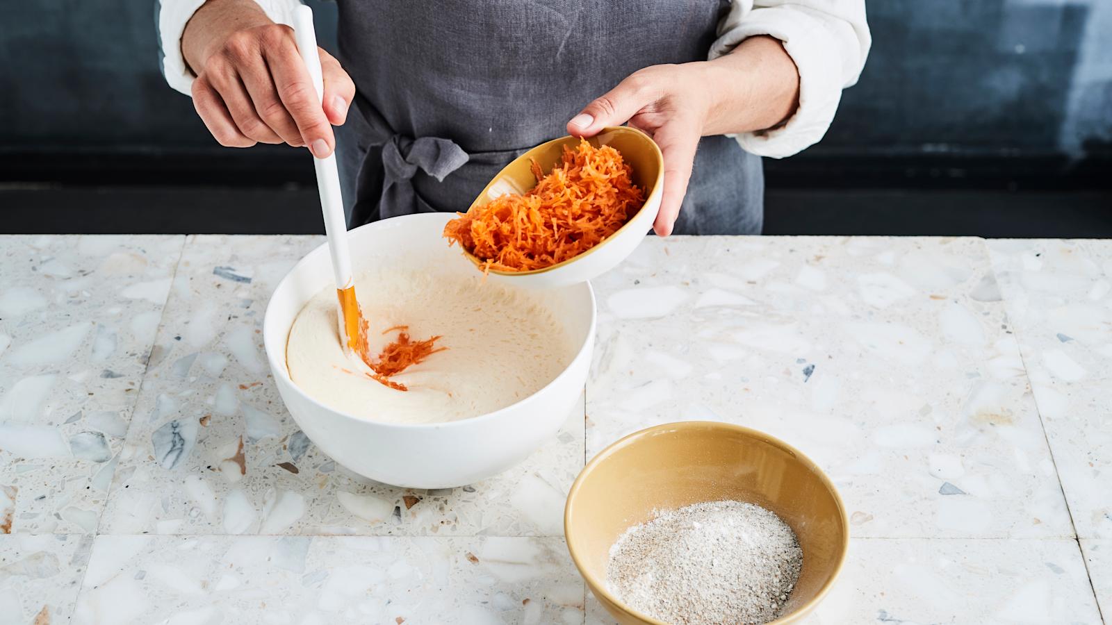 Porkkanakakkukääretorttu vaihekuva 1