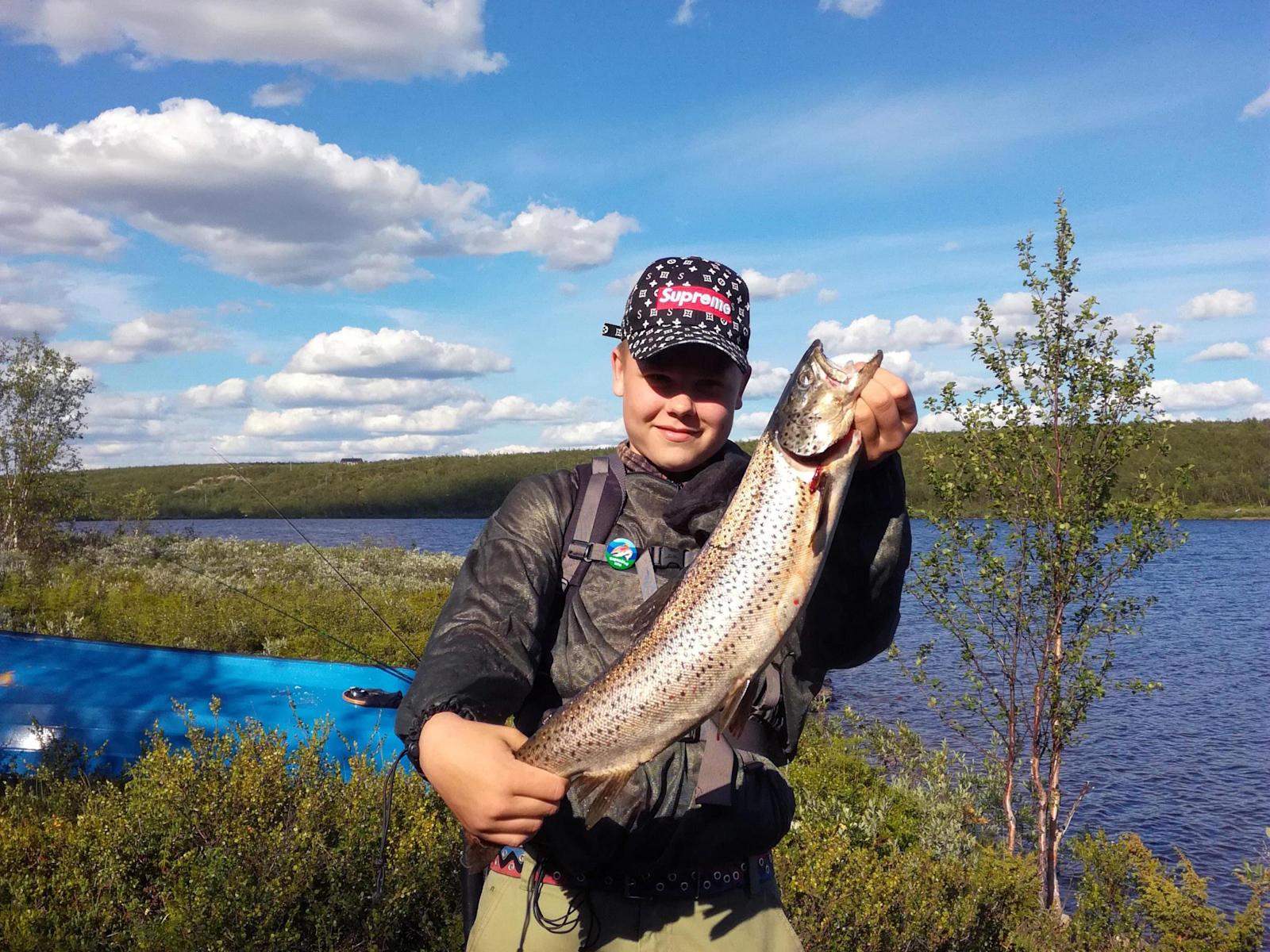Artun kalansaalis tämän kesän Norjan-matkalla.