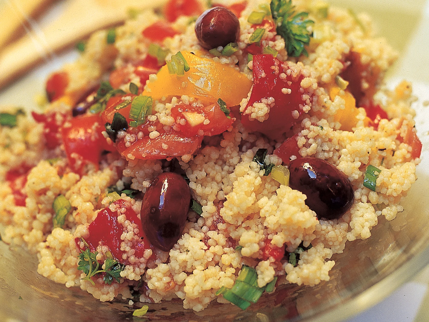 Paprika-kuskussalaatti