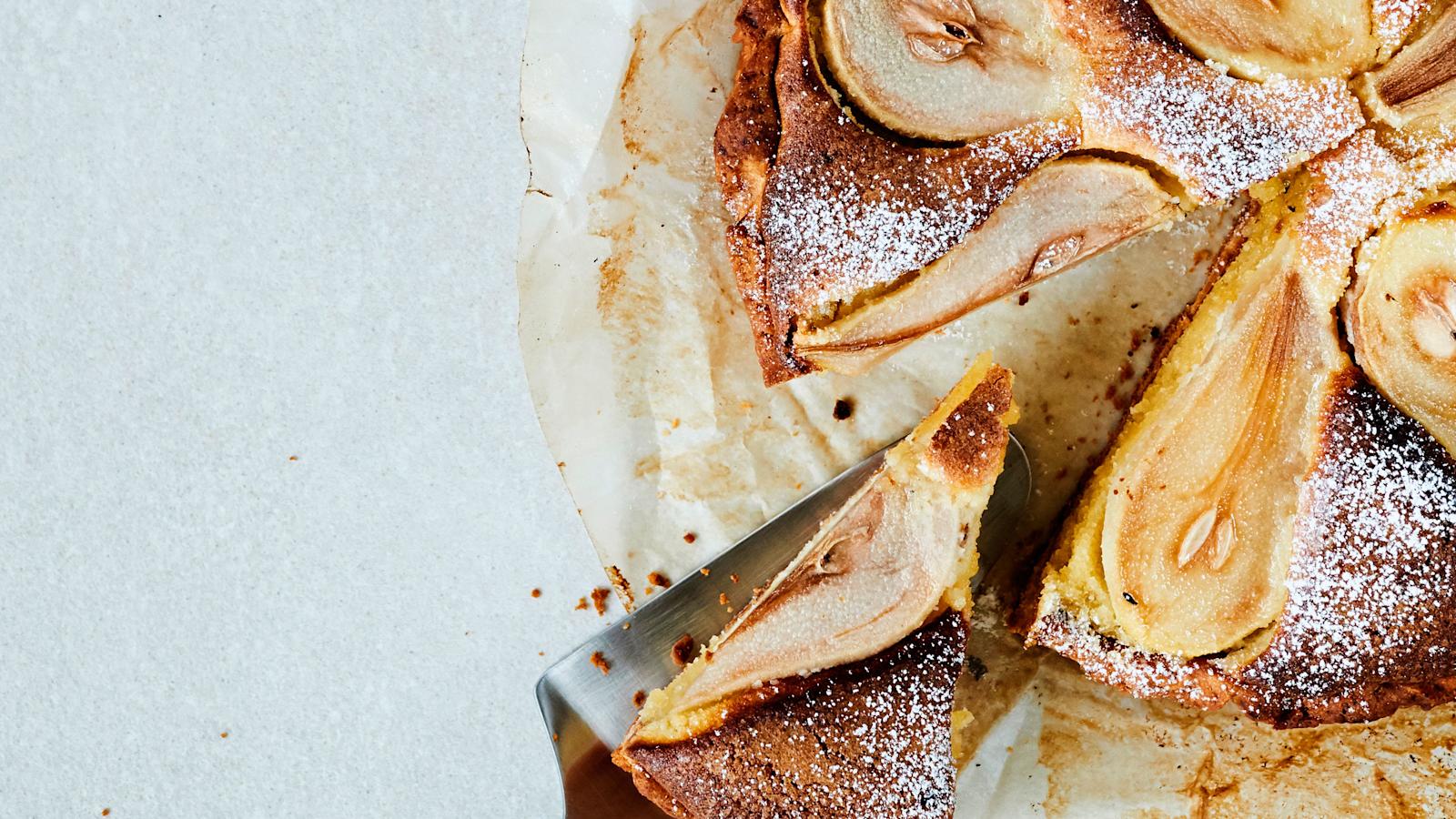 Gluteeniton päärynäpiiras