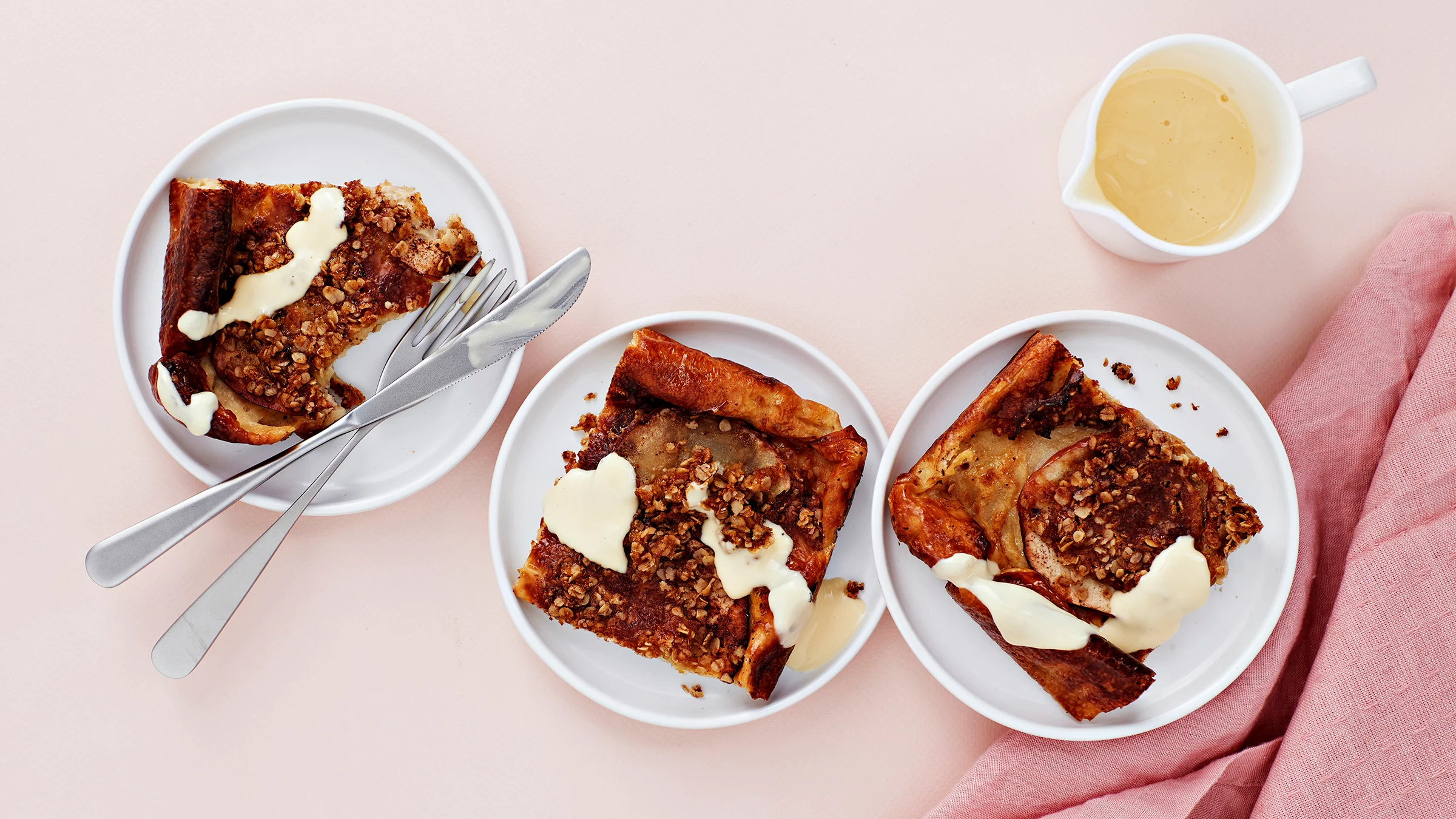 Omenapannukakku kauramurulla