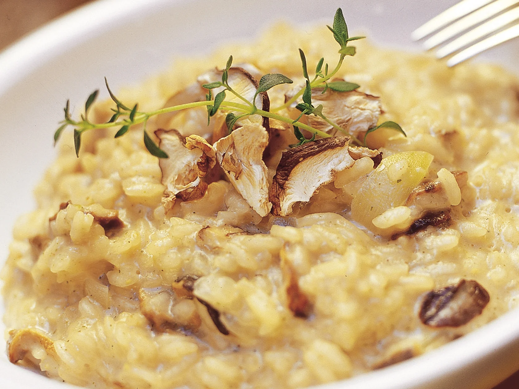 Pehmeä sienirisotto