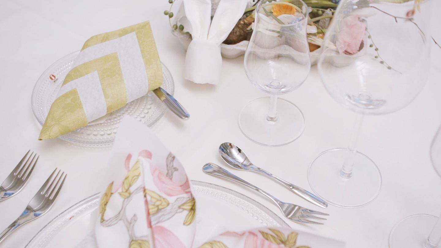 Kolme lautasliinataittelua