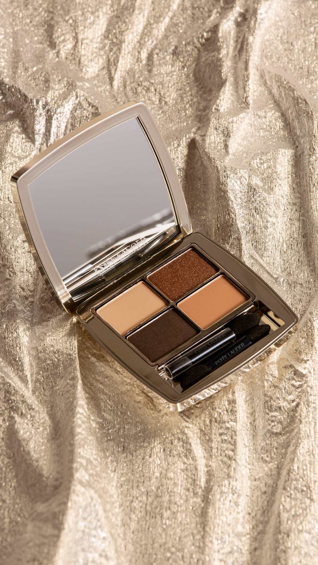 Estée Lauder Pure Color Envy Luxe Eyeshadow Quad Desert Dunes -luomiväri