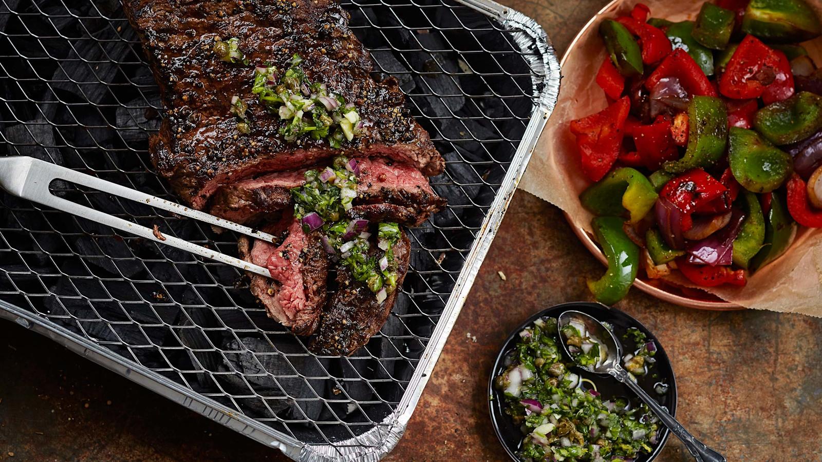 Lankkufilee ja minttu-kaprissalsa