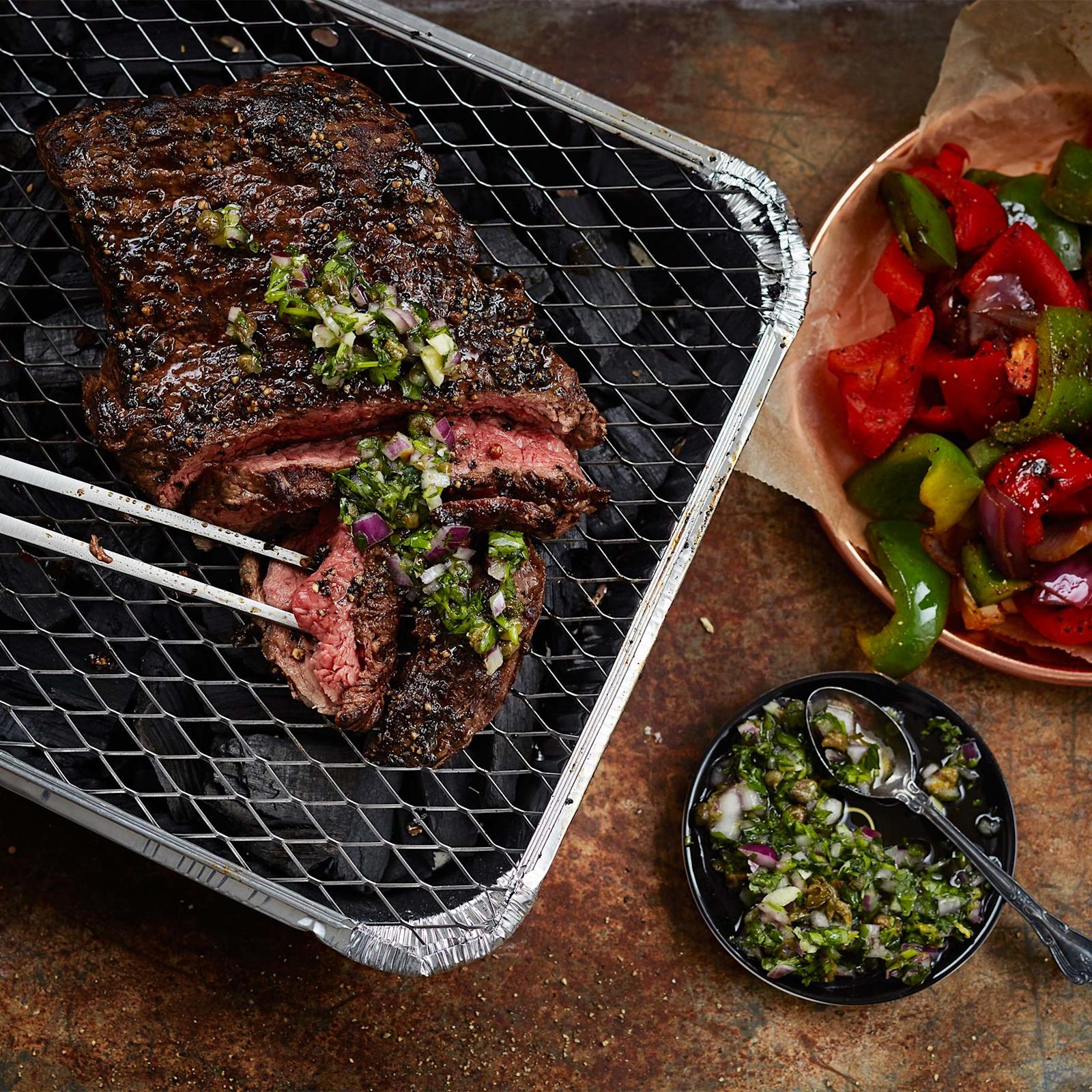 Lankkufilee ja minttu-kaprissalsa