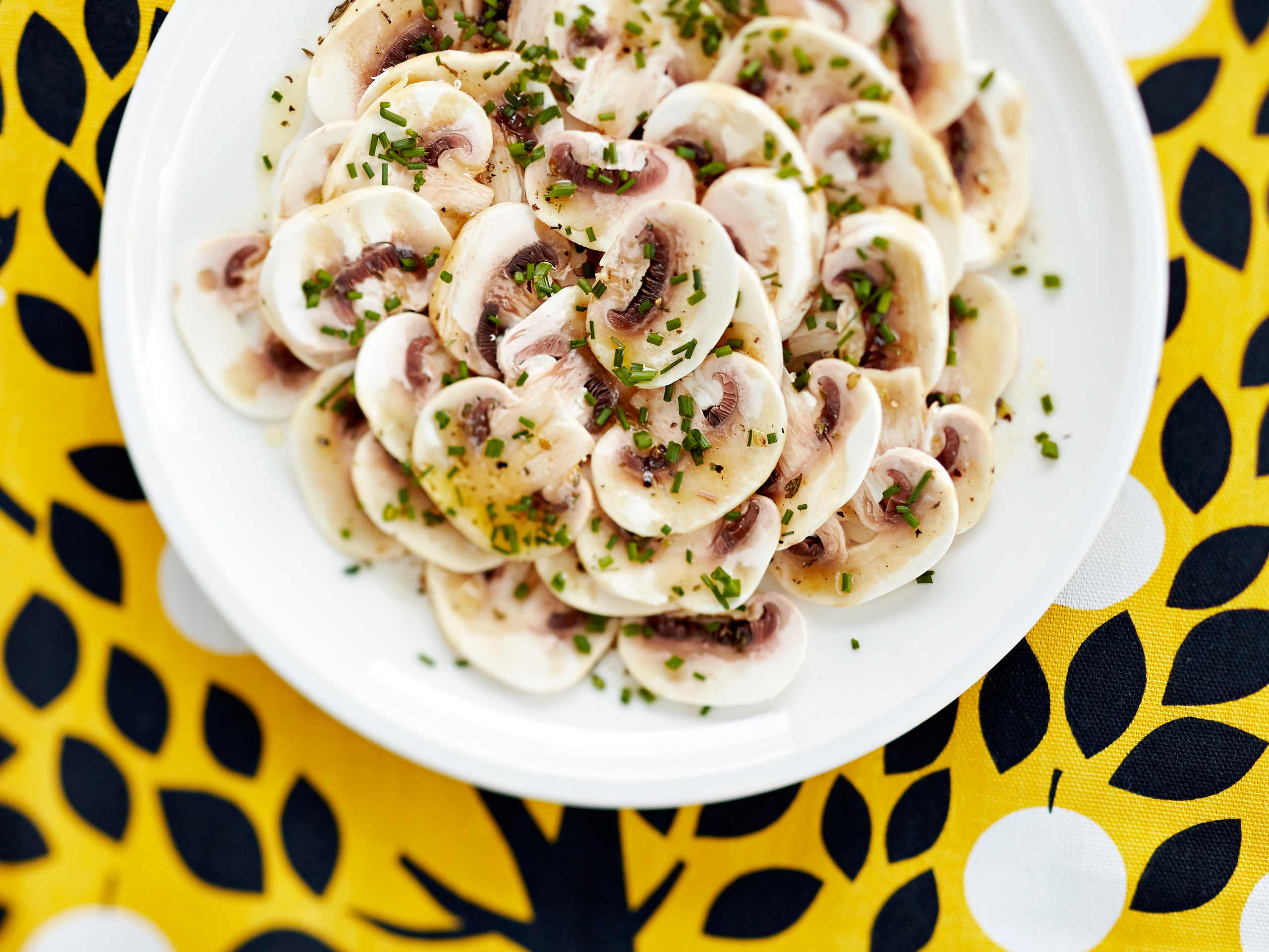 Marinoidut herkkusienet