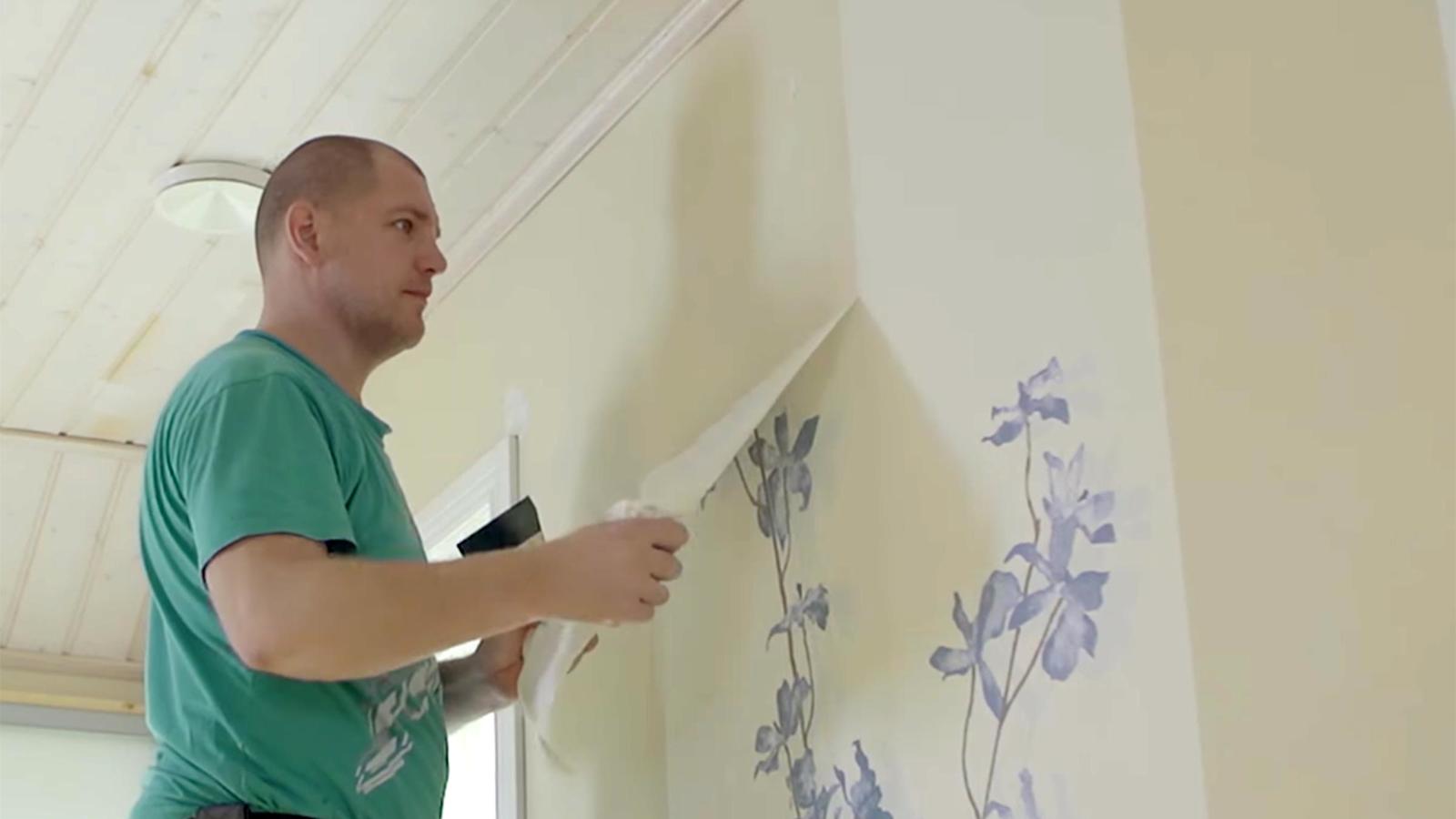 Helppoa tapetointia: Tapetin poisto