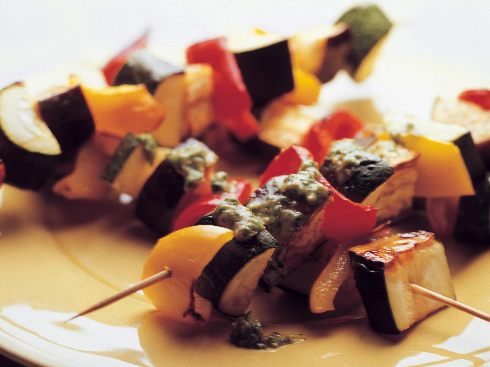 Kasvisvartaat ja salsa verde