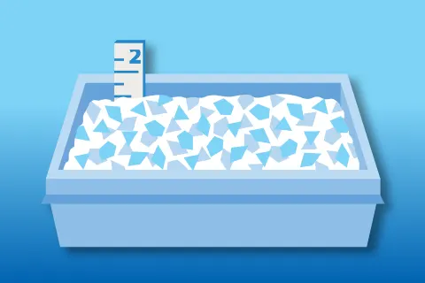 Fill box with at least 1½–2 inches of Fresh Step® Crystals.