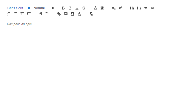 Quill example