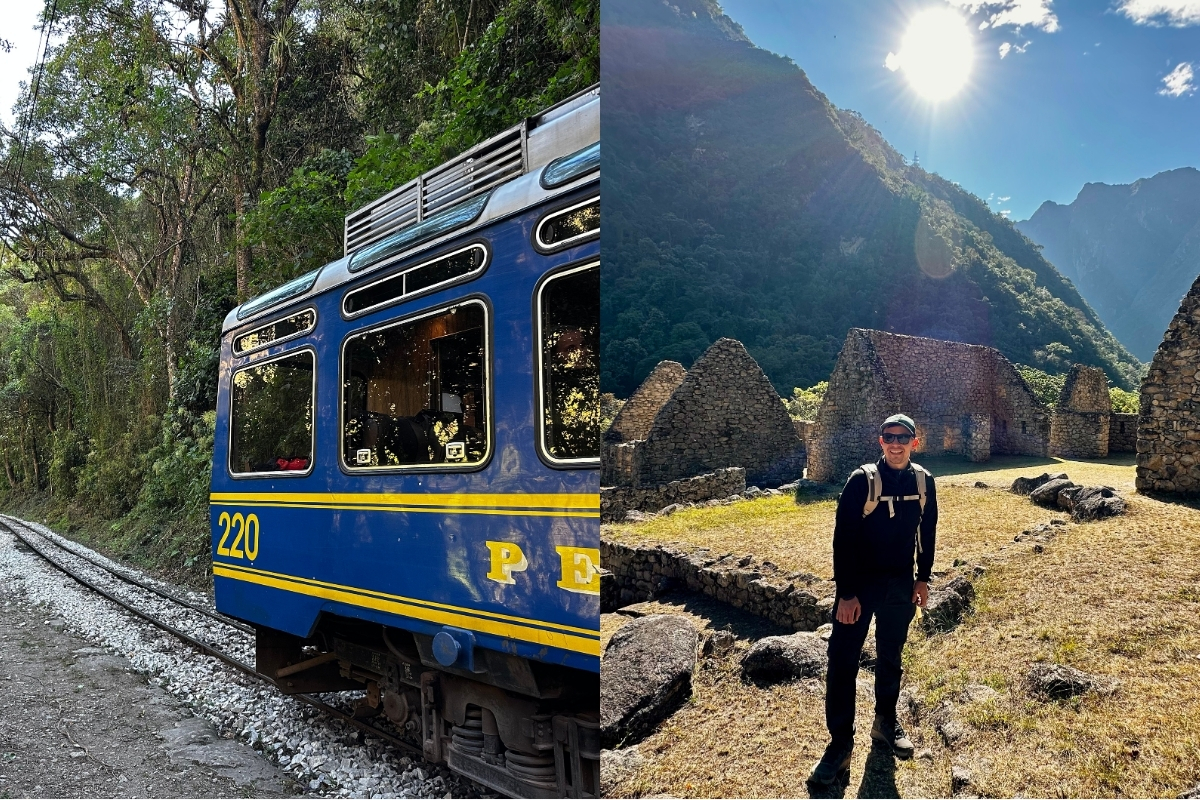 Hoping off the train and beginning our journey to the Sun Gate! (Photo: Mikey Blount)