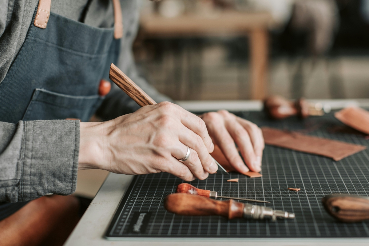 The art of leatherworking.