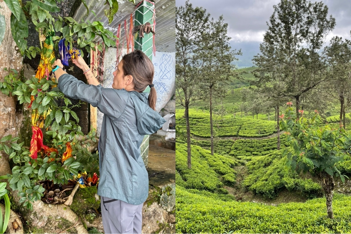 Hiking the Pekoe Trail in Sri Lanka (Photo: Hayley Ward).