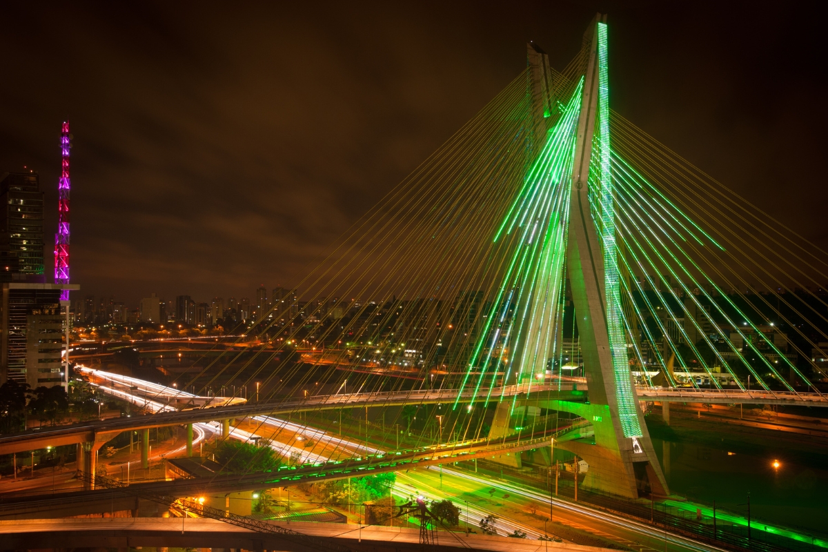 São Paulo after dark.
