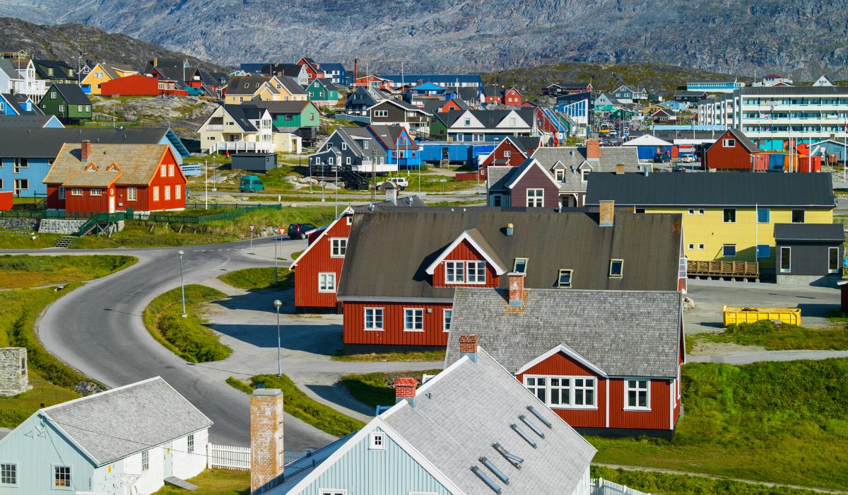 Nuuk Godthab, town capital of Greenland
