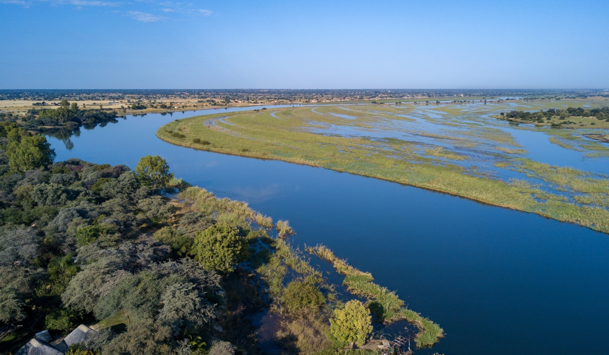 Okavango Delta River in Africa