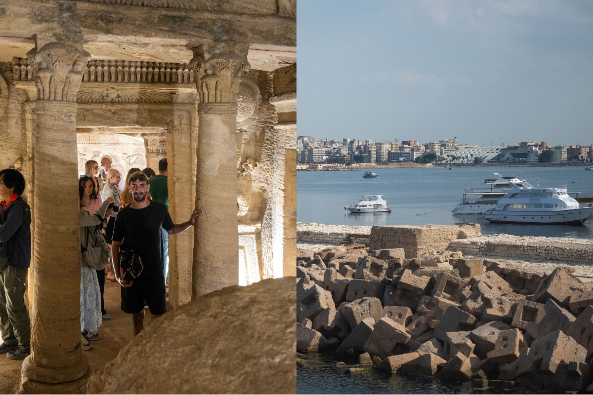 Exploring the city of Alexandria, Egypt. (Photo: Matias Sepulveda)