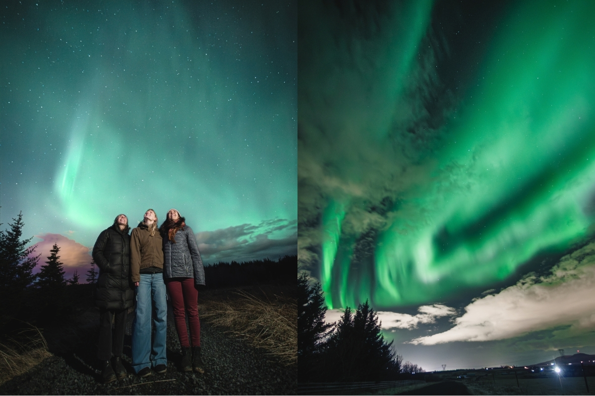 Our Northern Lights adventure (Photo: Laura Wingfield).