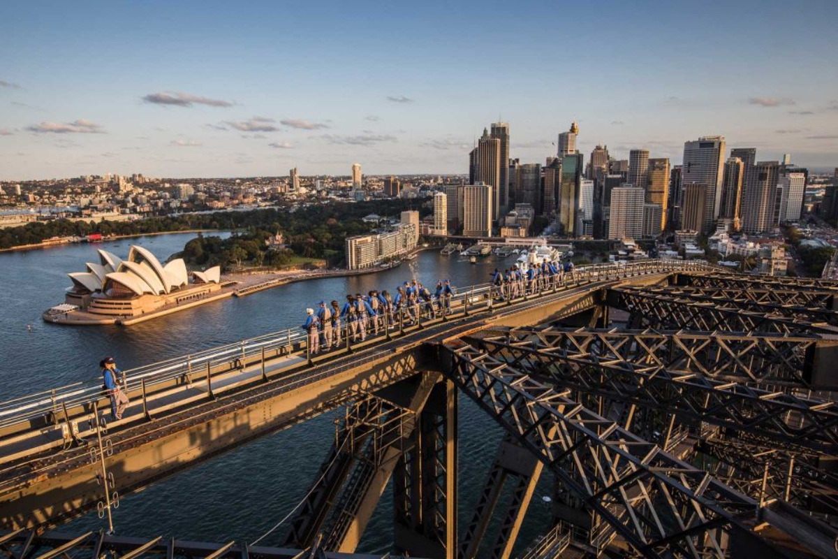 View from Sydney Harbor Bridge