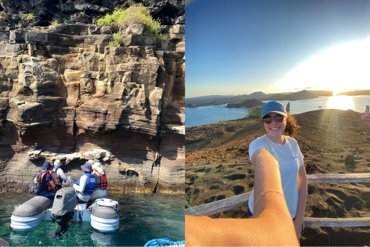 Day 4 in the Galápagos brought us face to face with dramatic cliffs, nesting seabirds, and unforgettable panoramic views from Bartolomé Island. (Photo: Pilar Ceniceroz)