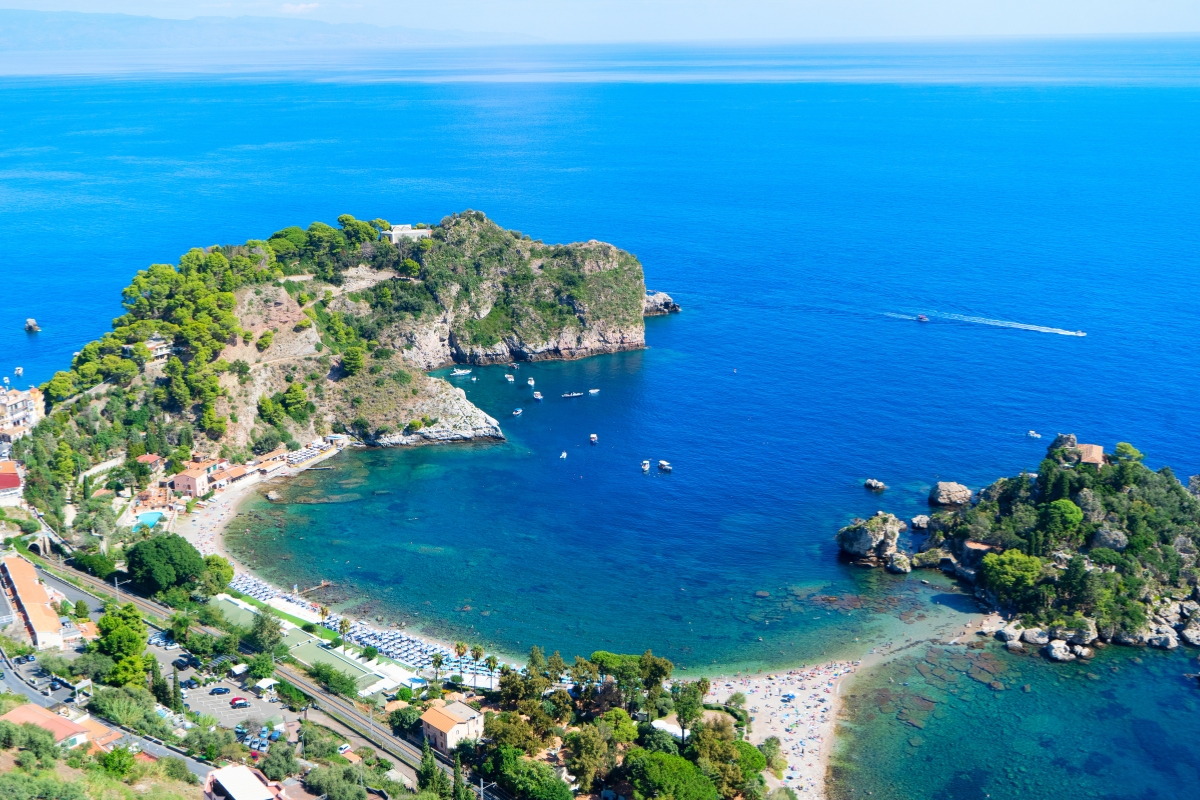 Views of Taormina, Sicily.