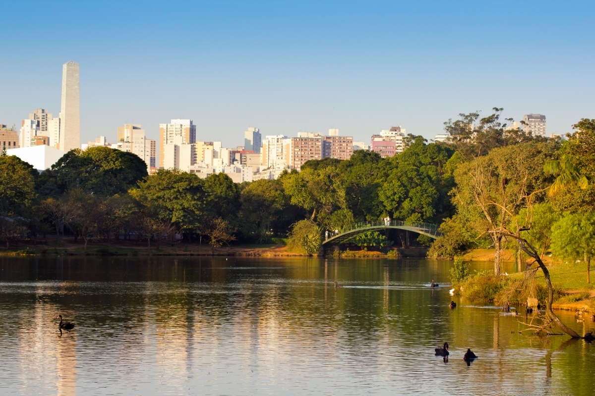 Ibirapuera Park in São Paul, Brazil.