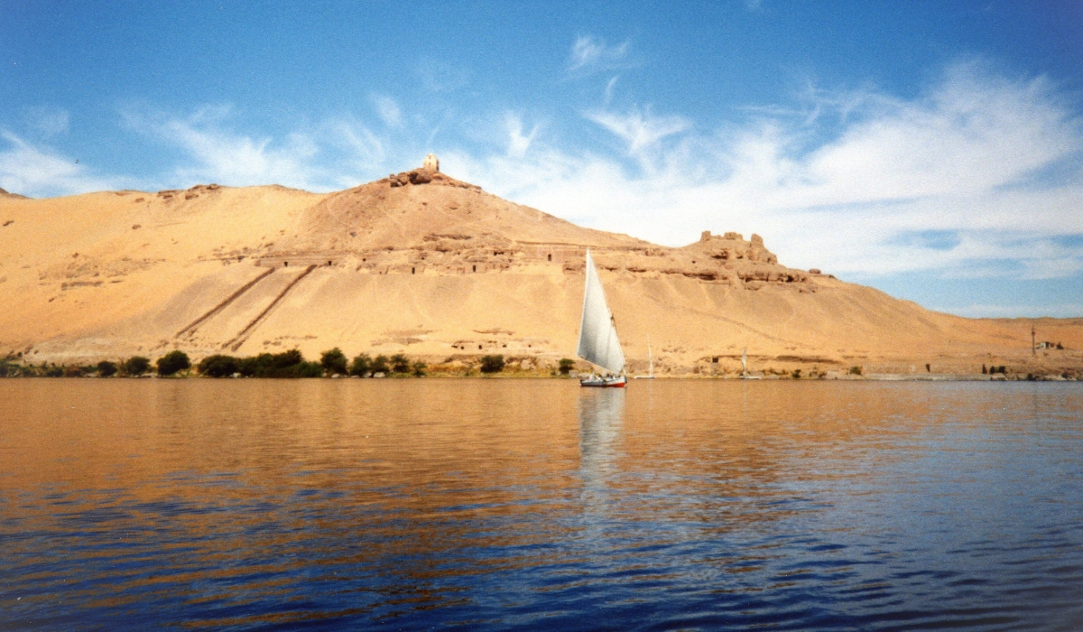Sailing Nile River in Egypt