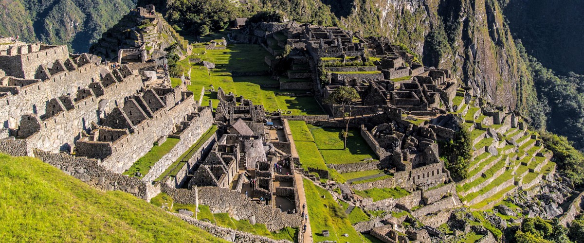 Machu Picchu Wonder of the World ancient Inca ruins in Peru