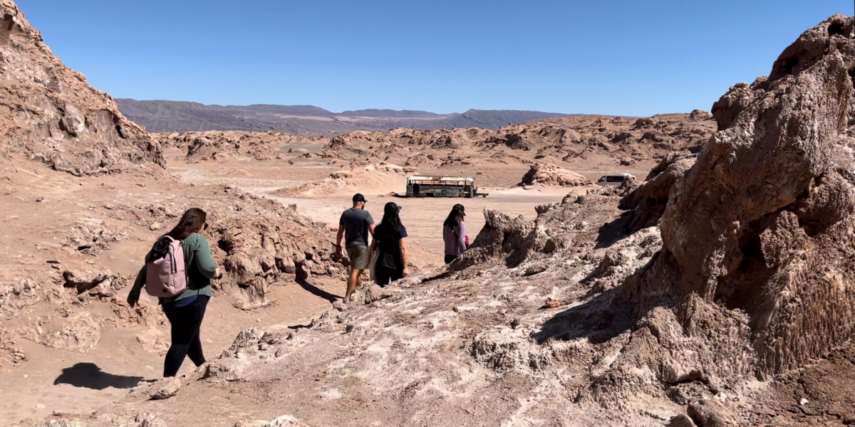 SA Expeditions team explores the Vallecito, Little Valley, Atacama Desert, Chile