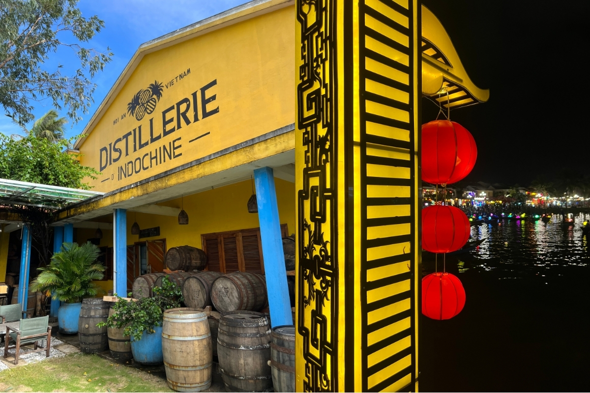 A distillery visit and Hoi An’s glowing riverside lanterns. (Photo: Claudia Cavero)