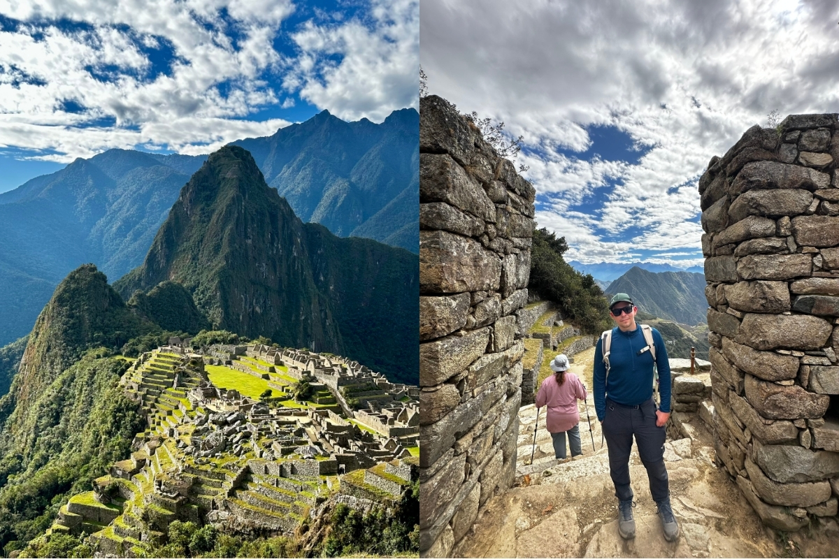Made it to the Sun Gate for our first views of Machu Picchu (Photo: Mikey Blount).