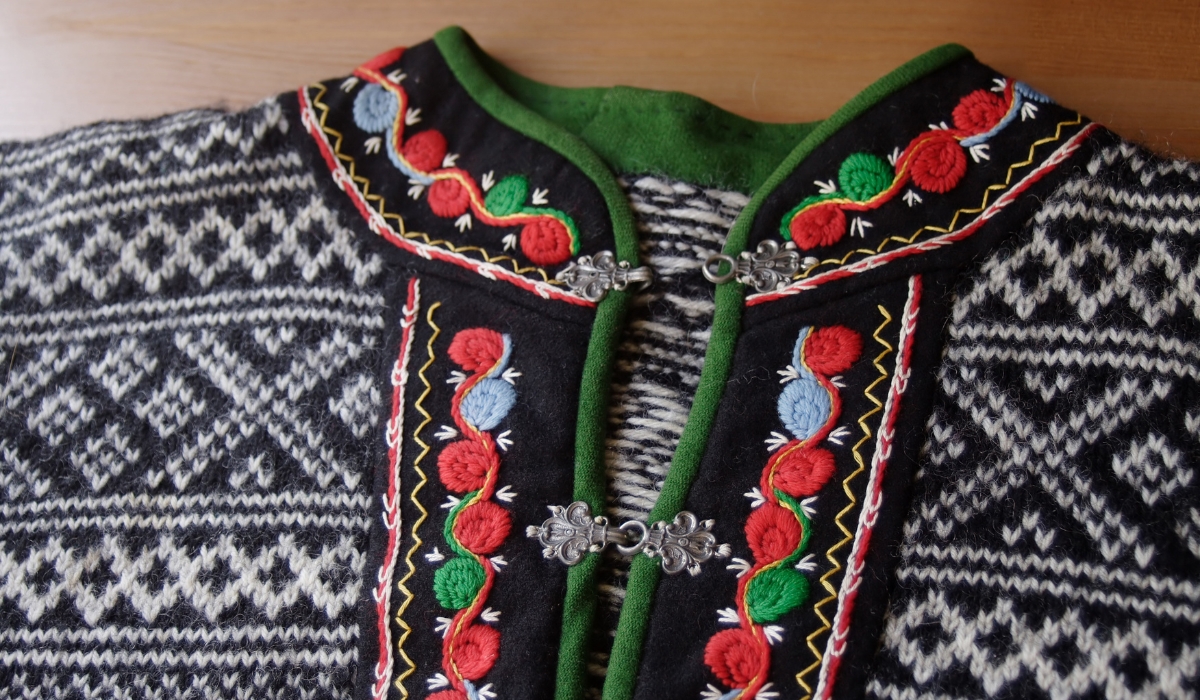 Lusekofte, or Setesdal sweater, traditional Norwegian sweater