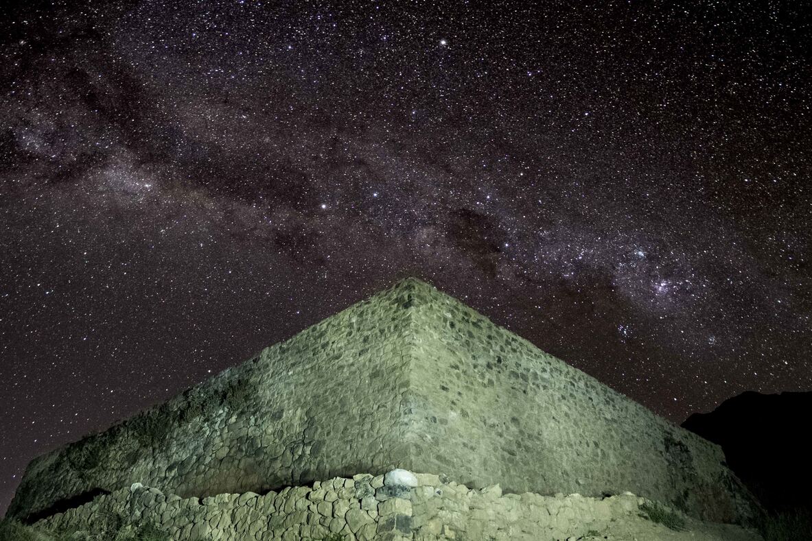 Archaeological site at Huanuco Pampa