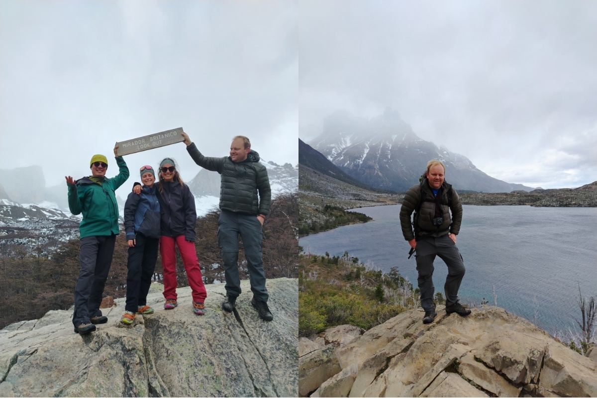 Amazing views and meeting fellow hikers on Day 3 of the W Trek (Photo: Nick Dall).