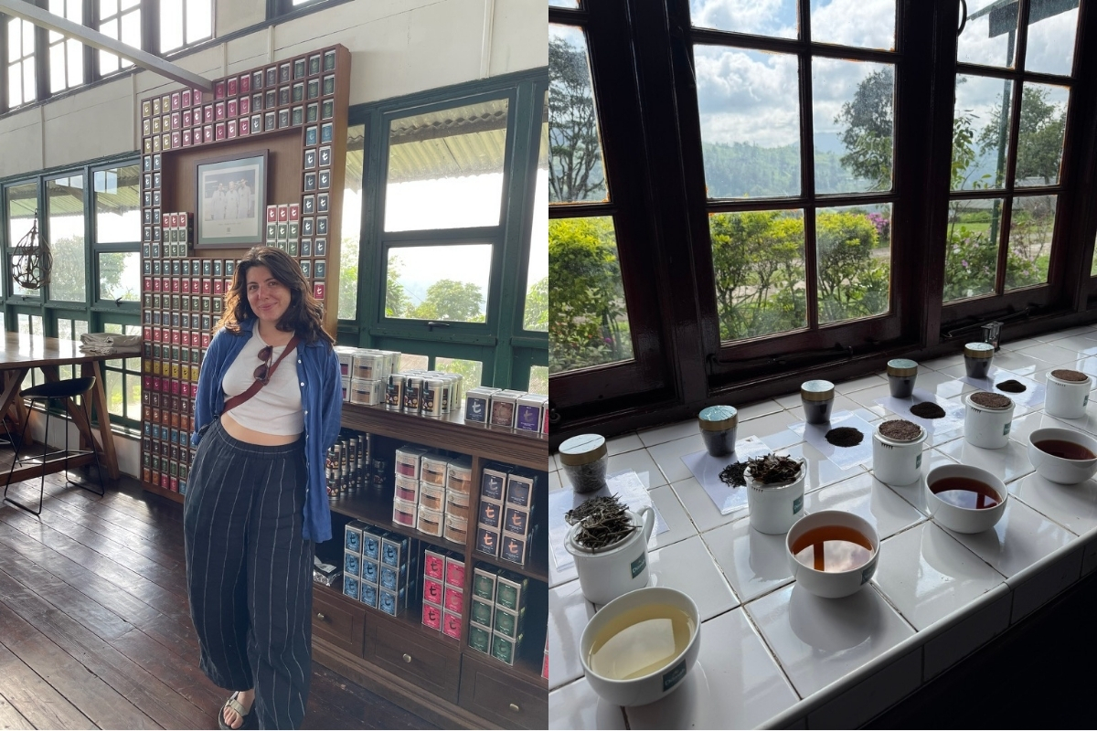 Destination Expert Pilar at the Dunkeld Tea Factory (Photo: Pilar Ceniceroz).