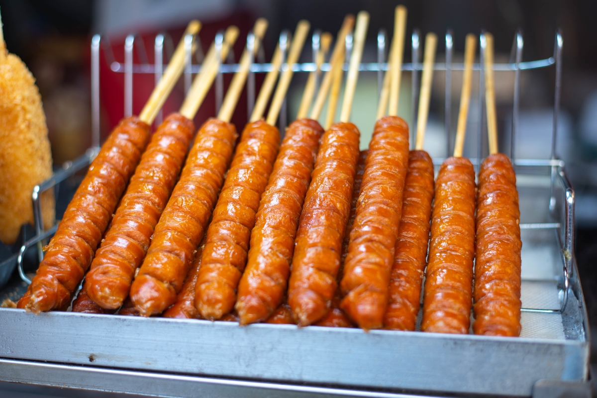 Korean hotdogs.