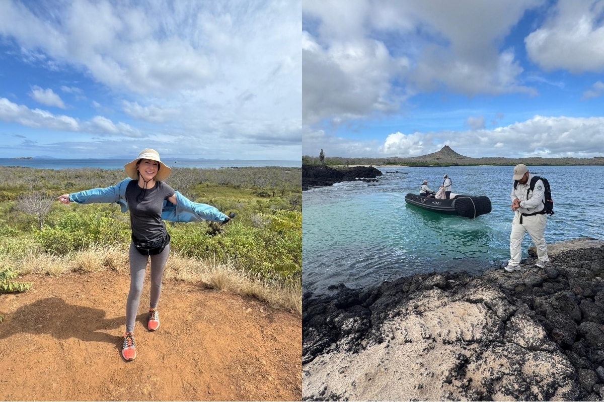 A Galápagos hiking excursion with beautiful views (Photo: Megan McKenna).