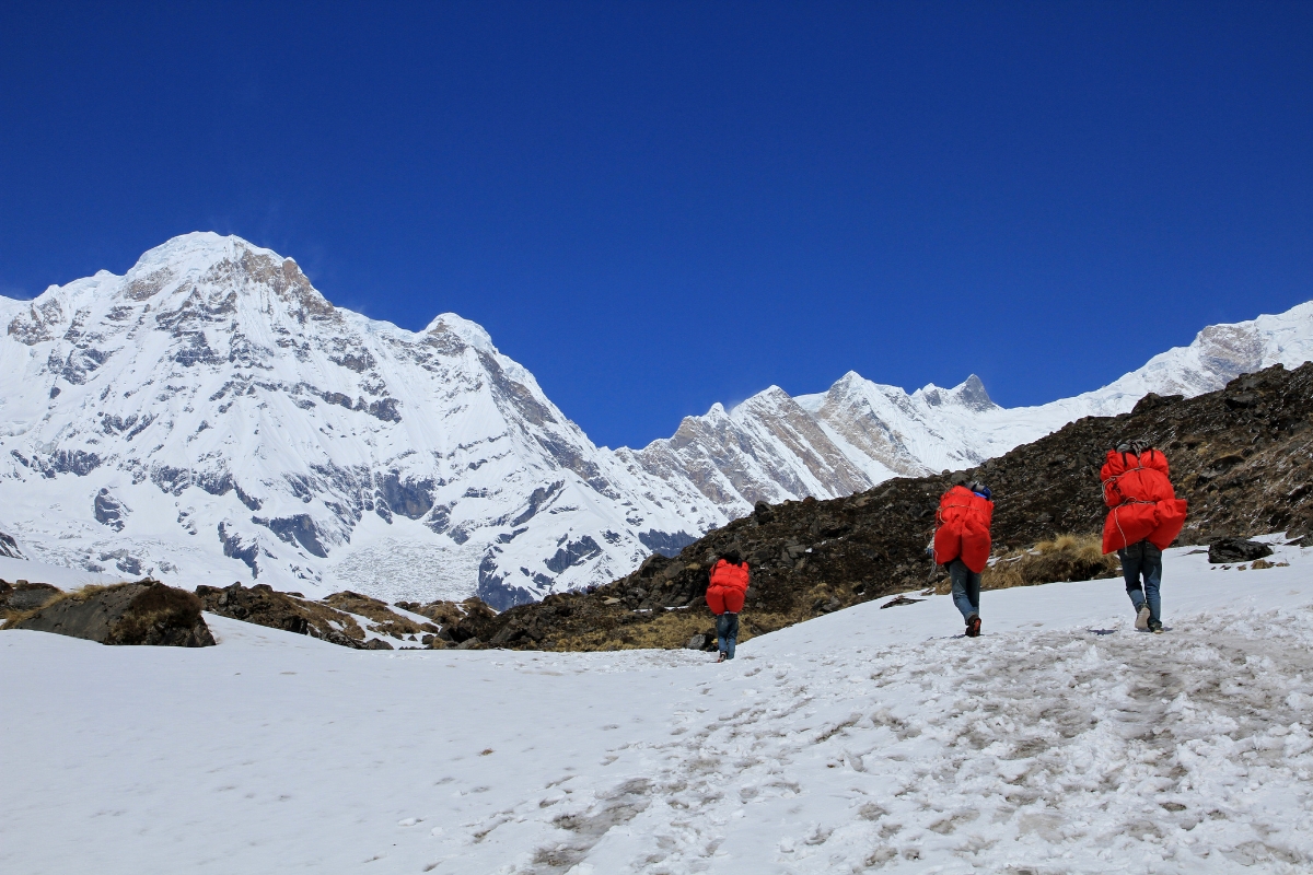 Hiking the Annapurna Region of Nepal.