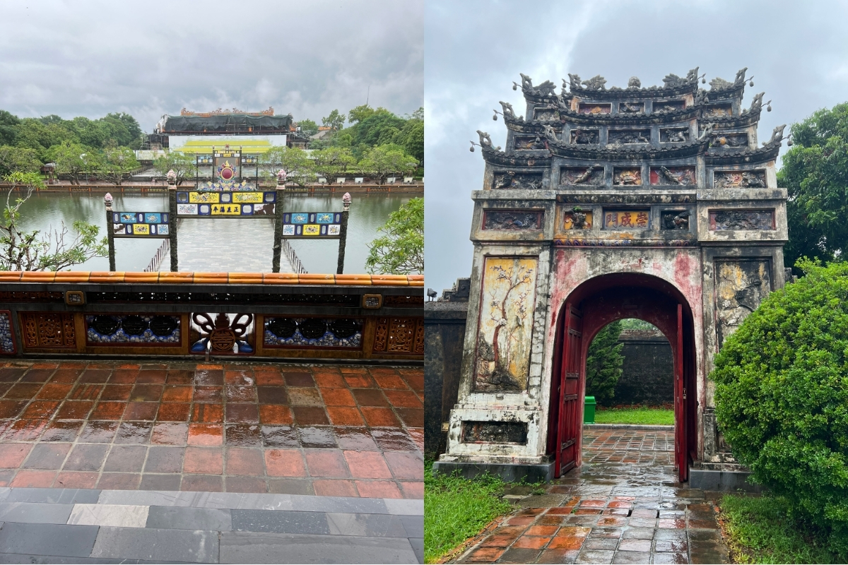 Even the rain couldn’t dim the grandeur of Hue’s Imperial City! (Photo: Claudia Cavero)