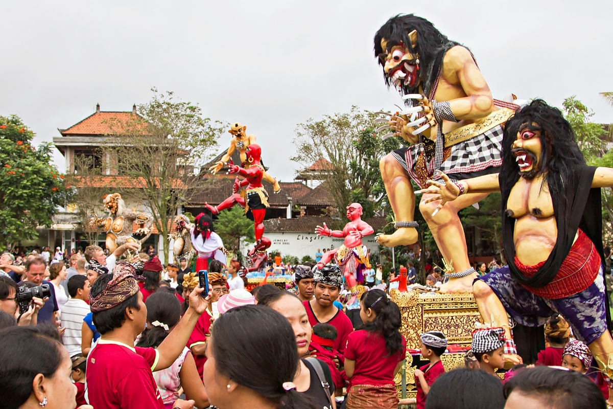 Nyepi, the Balinese Day of Silence, which marks the Balinese New Year.